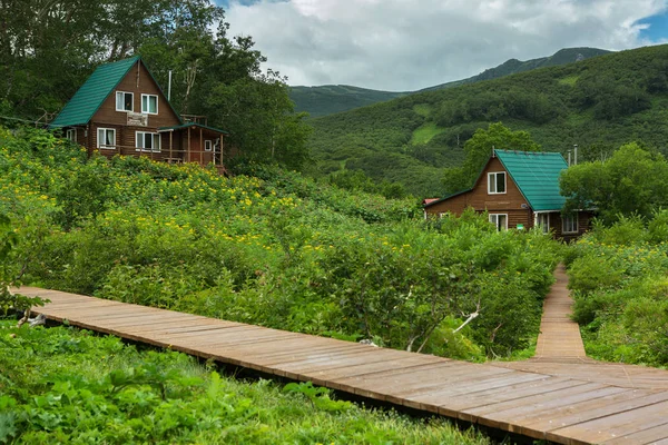 Guest houses in the Valley of Geysers.