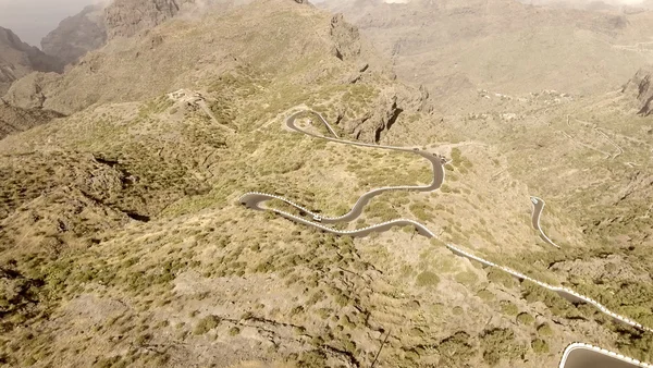 Aerial view of Windy Mountain Road