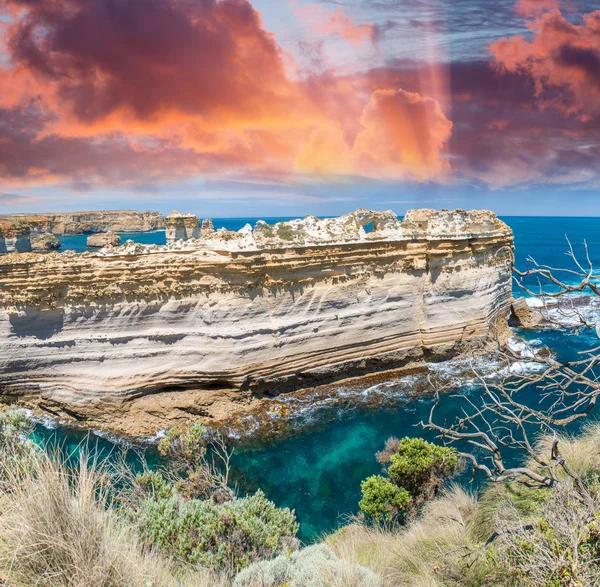 The Razorback, a rock formation at the Loch Ard Gorge viewpoint