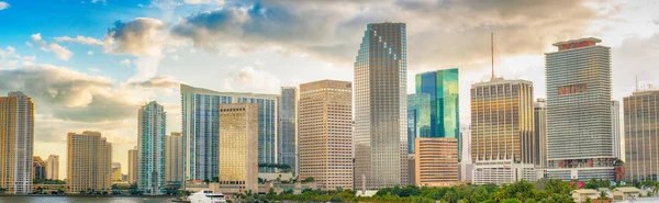 MIAMI - FEBRUARY 25, 2016: Downtown Miami skyline on a sunny day