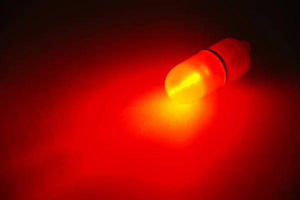 Fishing red LED power indicator