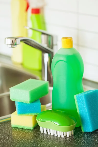 Cleaning items household kitchen brush sponge glove