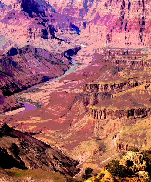Sheer cliffs along the South Rim, Grand Canyon