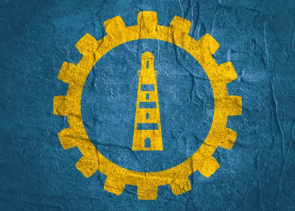 Lighthouse icon in gear
