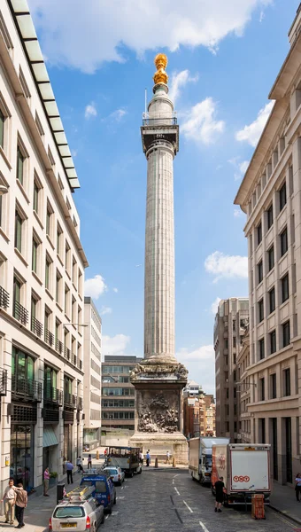 Monument to The Great Fire of London in 1666. London, UK