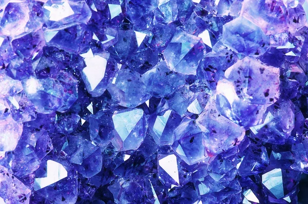 Bright Blue Texture from Natural Crystal.