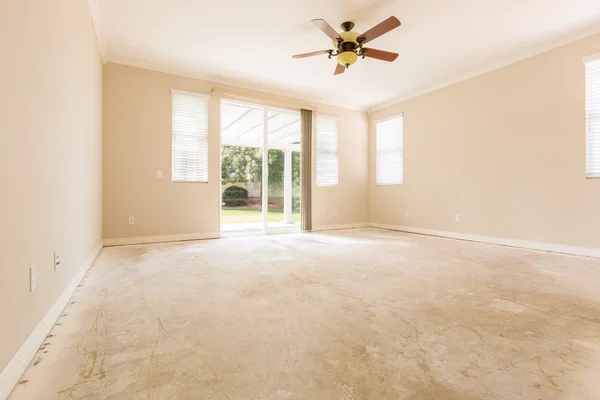 Room with Cement Floors