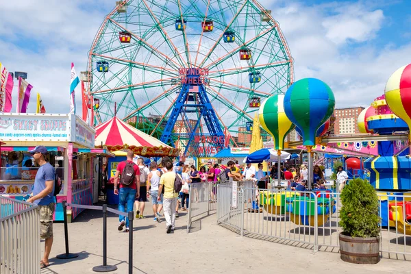 The Luna Park amusement park at Coney Island in New York