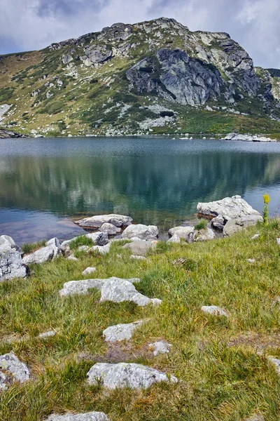 Panorama of The Trefoil lake, Rila Mountain, The Seven Rila Lakes