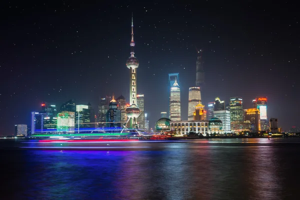 Shanghai night skyline
