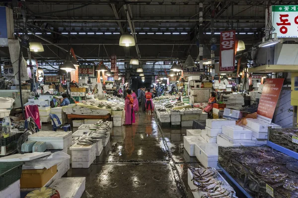 Noryangjin Fisheries Wholesale Market The 24 hour market has ove