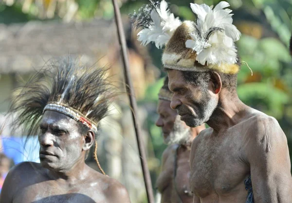 Head hunter of tribe of Asmat