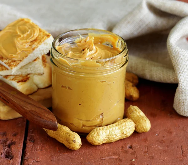 Natural peanut butter from organic peanut