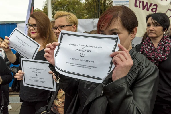 Women Black Protest in Warsaw