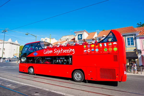 The Lisbon sightseeing bus tour in Lisbon