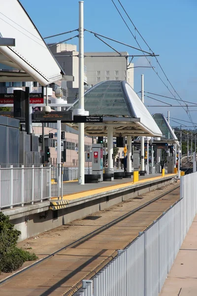 Tram stop, LA