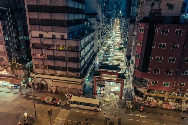 Temple Street in Hong Kong