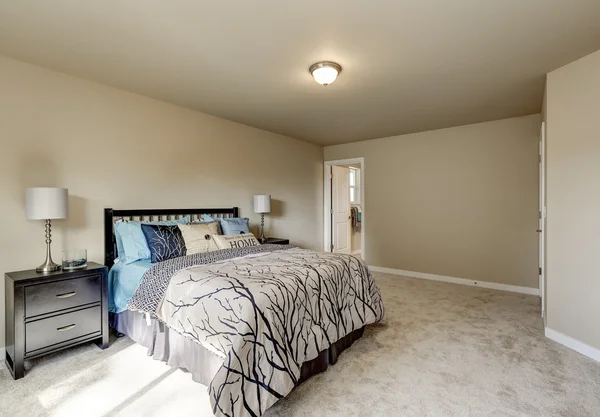 Simple design interior of beige Woman\'s bedroom