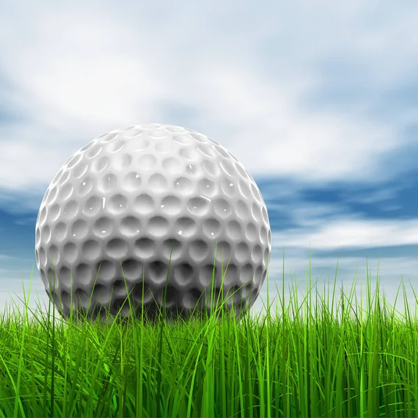 golf ball at horizon