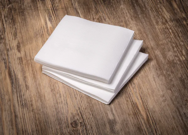 White paper napkin