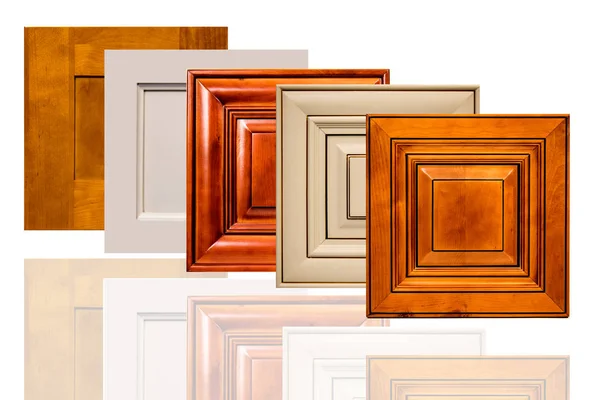 Voorste keuken houten frame kastdeur en lades gemaakt van da ...