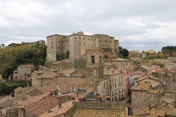 Sorano fortified medieval village in southern Tuscany