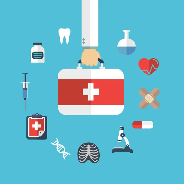 Medical help icons