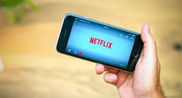 Netflix app on mobile device