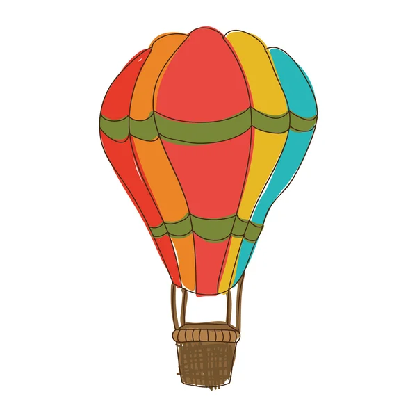 Hot air balloon icon image