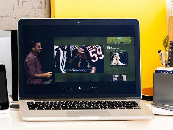 Macbook Pro Touch Bar presentation Sport Tv App