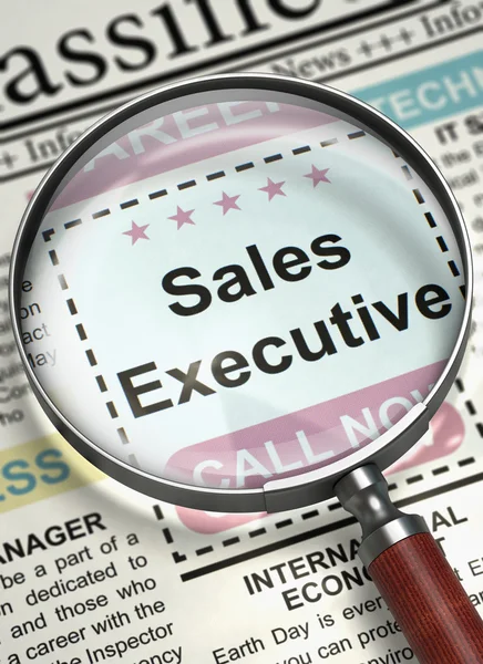 Sales Executive Wanted. 3D.