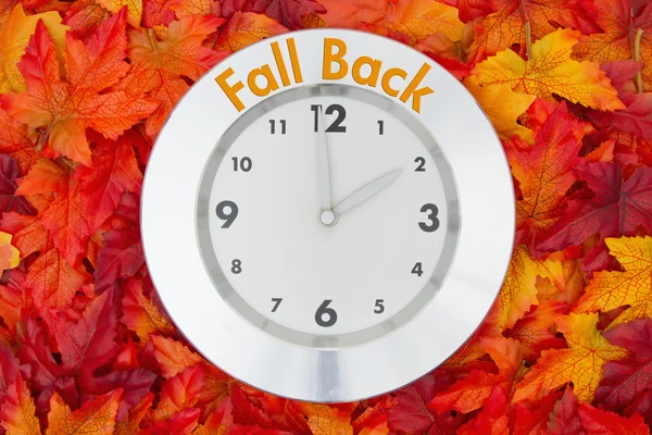 It is time to fall back message