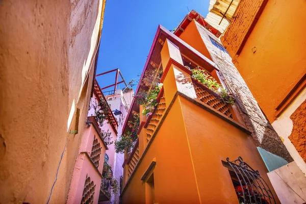 Kiss Alley Colored Houses Guanajuato Mexico