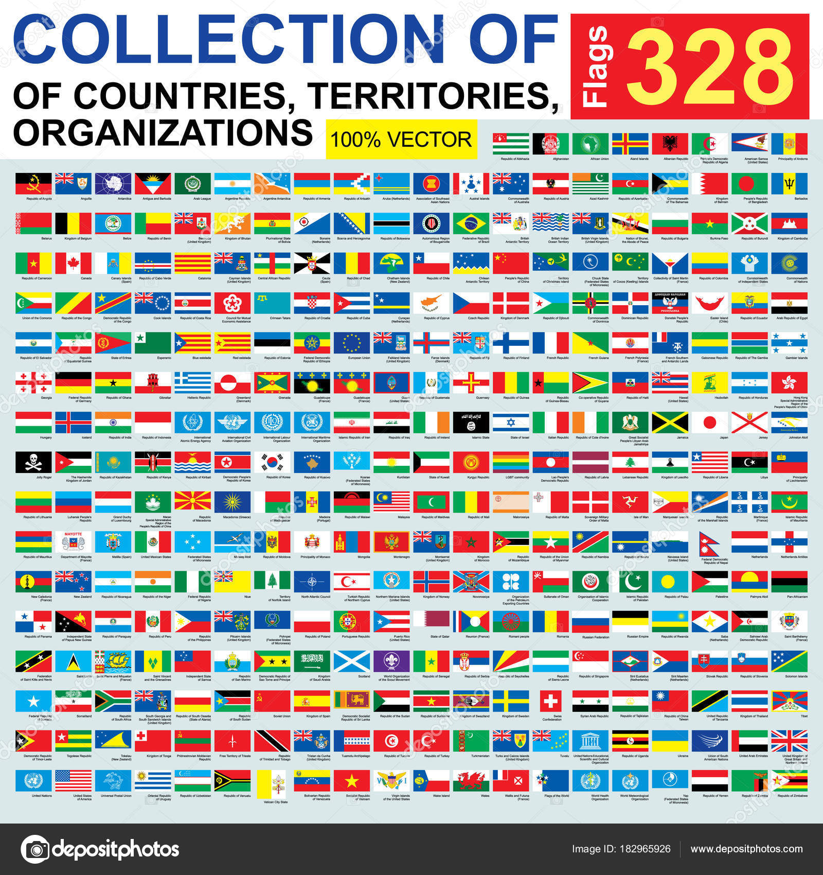 Список флагов мира