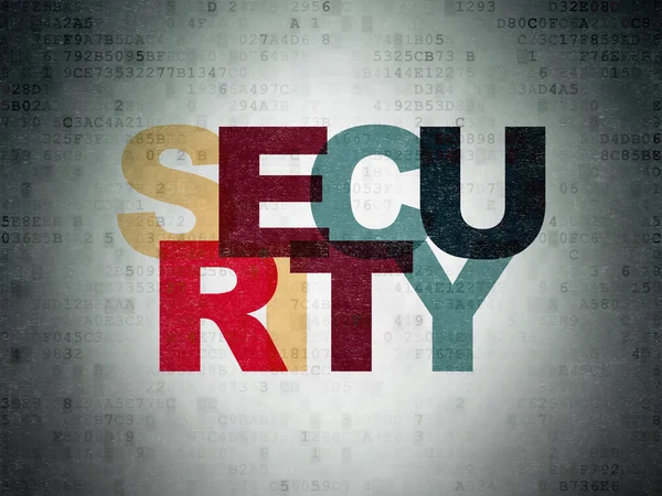 Security concept: Security on Digital Data Paper background