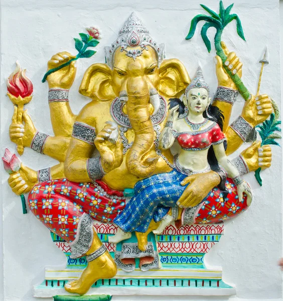 God of success 30 of 32 posture. Indian or Hindu God Ganesha ava