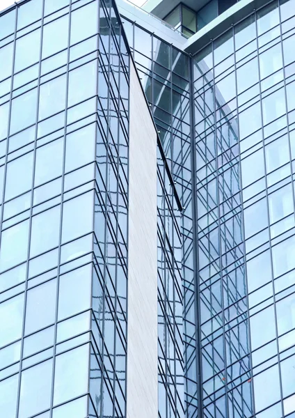 Modern skyscraper with panoramic windows