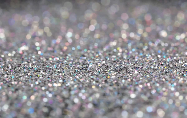 Sparkling silver glitter textured background