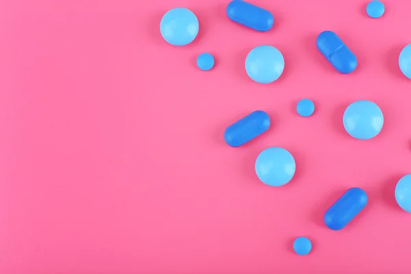 Blue Color pills