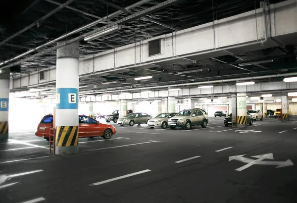 Underground parking of cars