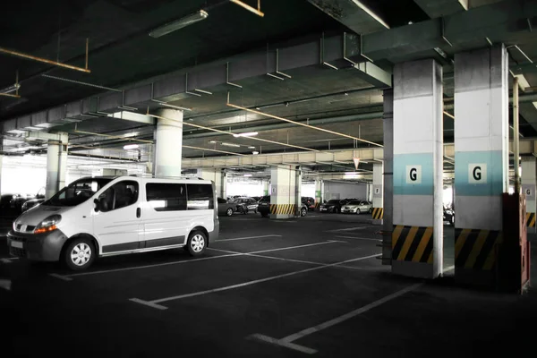 Underground parking of cars