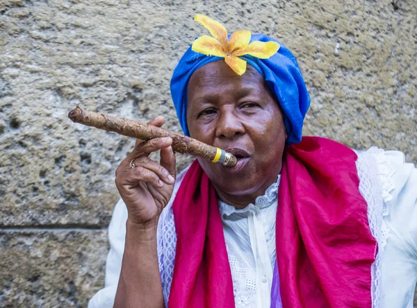 Portrait of a Cuban woman