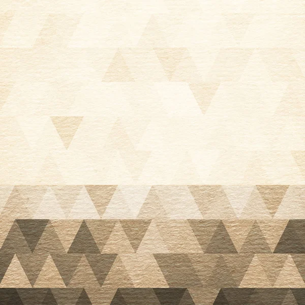 Brown recycled paper texture with triangle pattern