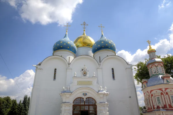 Cathedral of the Assumption of the Blessed Virgin Mary. Holy Trinity St. Sergius Lavra. Sergiev Posad, Russia.