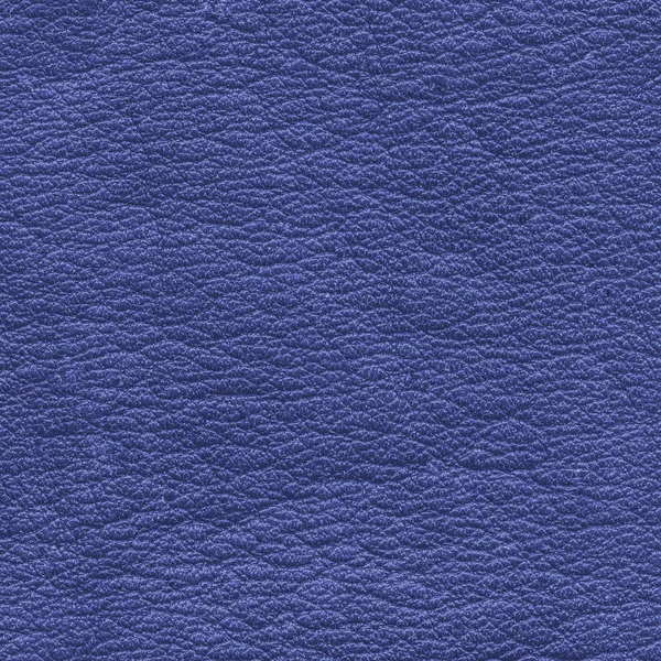 Blue leather surface closeup as background