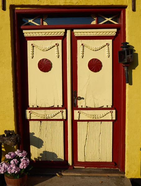 Traditional colorful front door Denmark