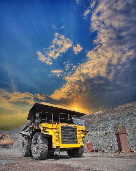 Mining truck on the opencast