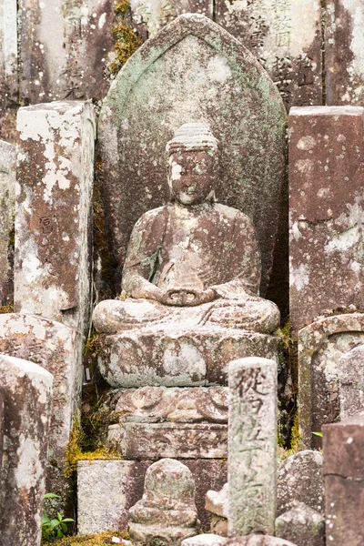 Weather took its toll on this sitting Bhudda statue.