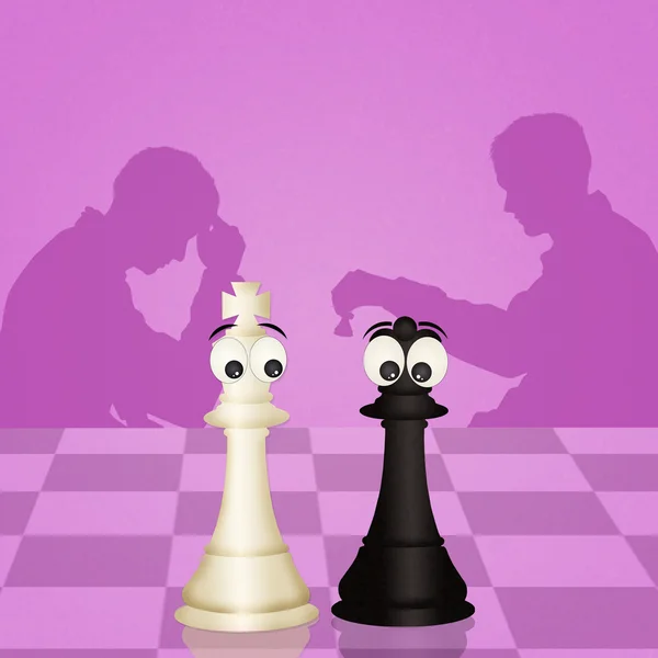 Men playing chess