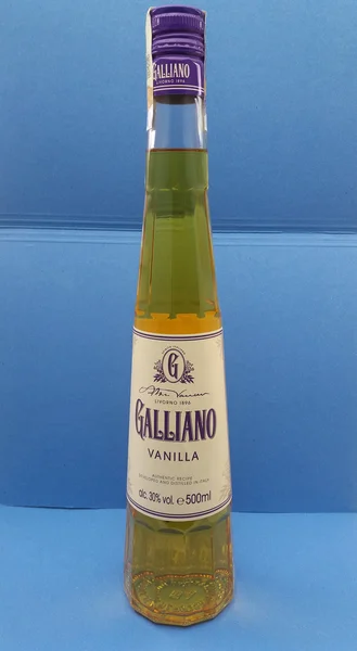 Galliano herb liquor bottle